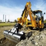 Аренда экскаватора-погрузчика JCB 3CX для копания траншей и котлованов в Хмельницком.